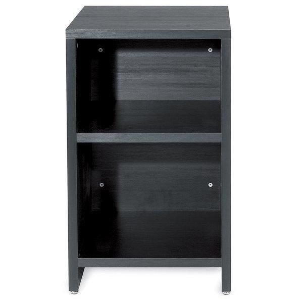 Comptoir de caisse droit Flexia - L52xP53xH90cm - noir vintage - aggloméré 30mm classé feu_1