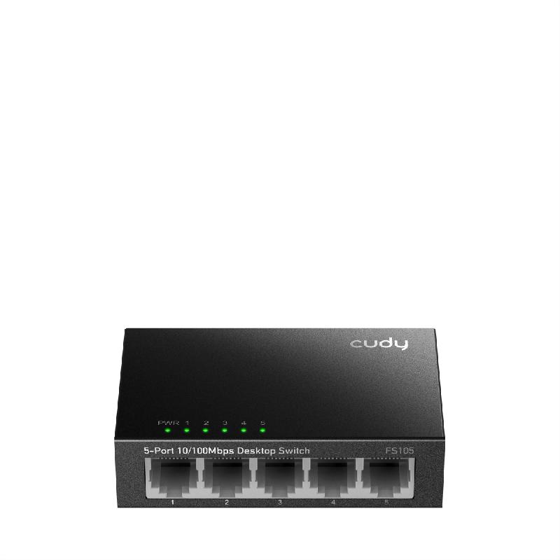 CUDY FS105 Switch 5 ports 10/100 Mbps métal_1