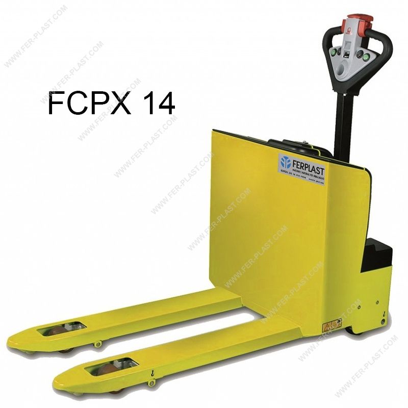 FCPX 1200/FCPX 1400 - Transpalette électrique robuste - Poids 1200 et 1400 kg - Fourches 800 à 1150 mm_1