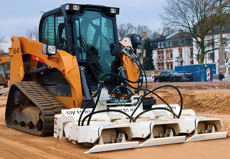 Plaque vibrante idéale pour le compactage des sols - SBV STEHR_1