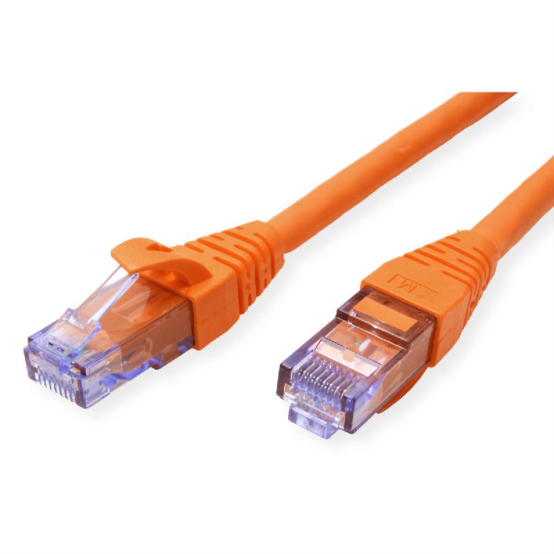 Cordon ROLINE UTP Cat.6A / 10 Gigabit, Component Level, LSOH, orange, 20 m_1
