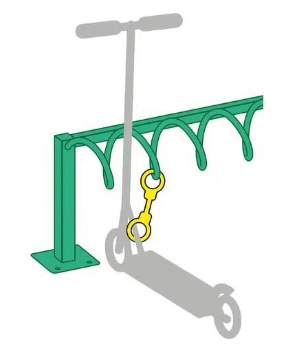 Garage trottinettes TrotFix - rangement sécurisé pour 10 trottinettes classiques ou électriques_1