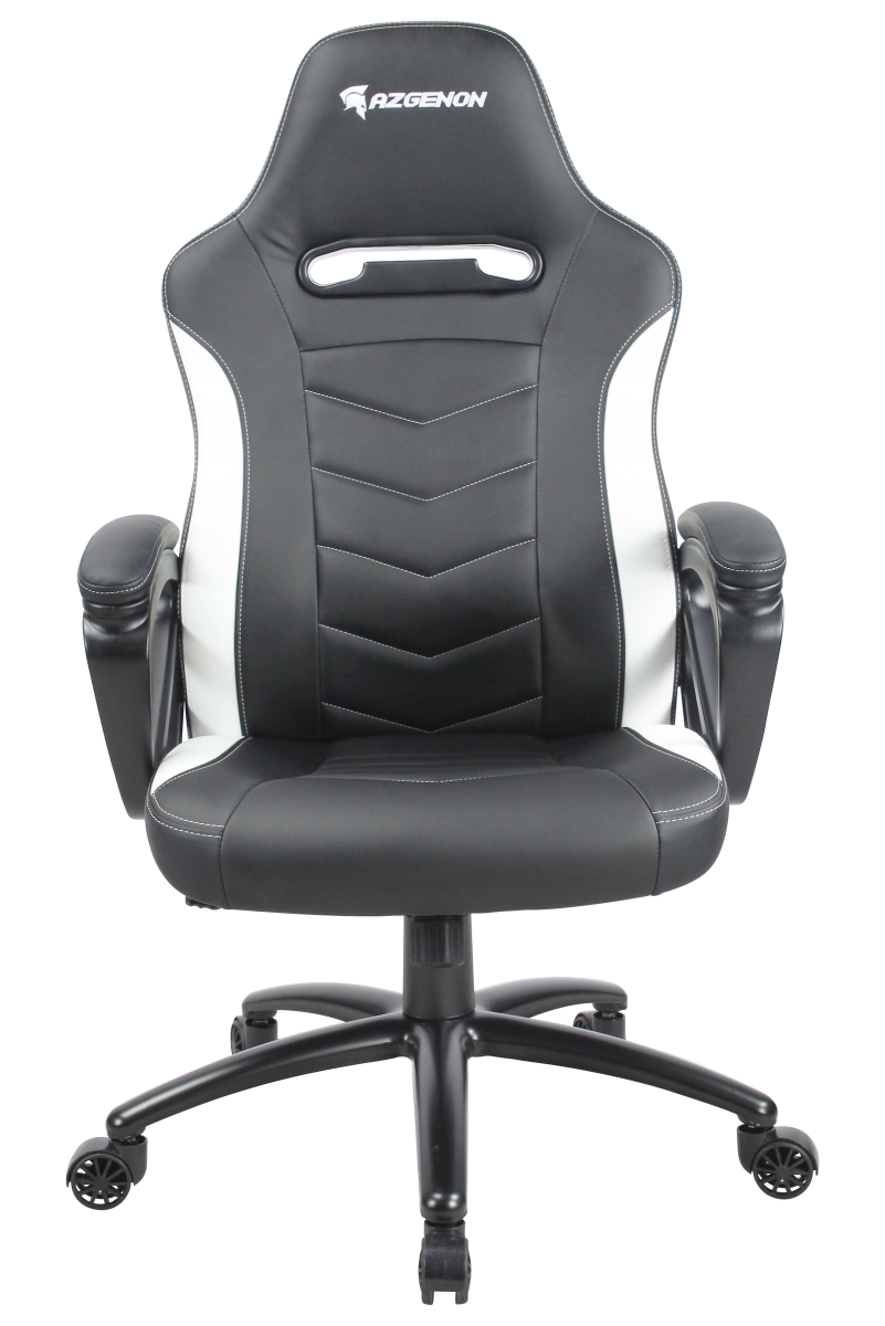 Siège de bureau design racé et robuste - AZGENON Z100 Blanc - Poids maximal 120 kg - Réf : AZG_Z100_BKWHT_1