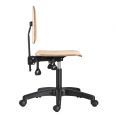 Fauteuil de bureau ergonomique en bois - Caray - base Ø62 cm - dossier réglable_1