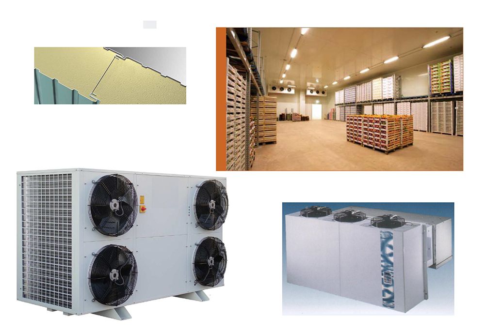 Panneau pour chambre froide industrielle - en polyuréthane - épaisseur de 60 mm à 200 mm - dimensions sur mesure_0