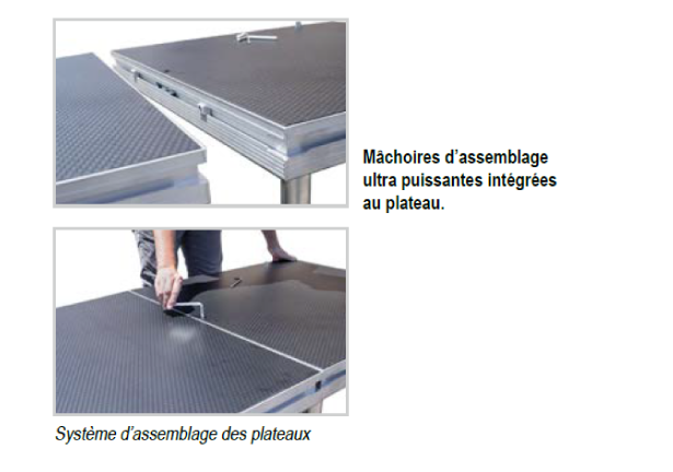 Podium  modulaire, fiable et très rapide à installer - QUICK LOCK_1