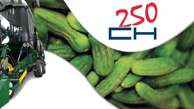 Récolteuse de concombre ch 250 - mts - capacité de récolte 20 à 30 t/h - puissance 144 kw_0