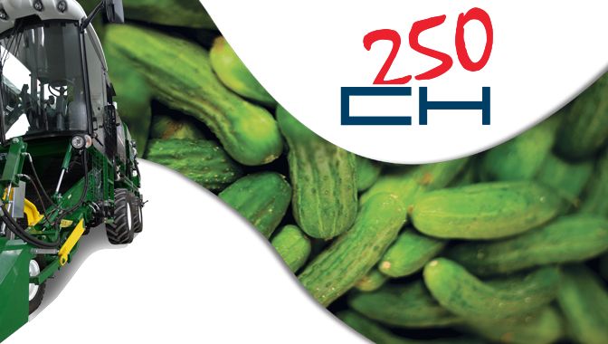 Récolteuse de concombre CH 250 - MTS - capacité 20 à 30 t/h - puissance 144 kW - moteur 6 800 cm³_0