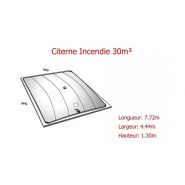 Réserve anti-incendie souple - Neatfx - 30m³ - Citerne pliable en tissu PVC, norme DECI_1