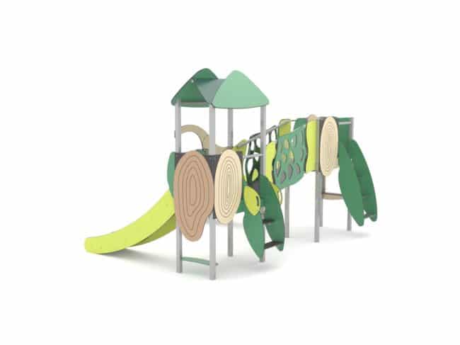 Structure multi-activités métallique Organik - LD1OR2141 - Ludoparc - pour aire de jeux - capacité 20 enfants_1