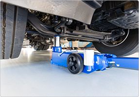 25-1 - Cric hydropneumatique AC Hydraulic - capacité 25 T - usage professionnel pour camions et machines d'entrepreneur_1