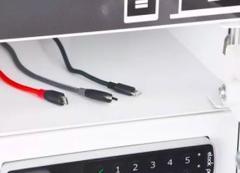Borne de recharge de téléphones, tablettes et ordinateurs portables à 10 casiers - Intégral 10_1