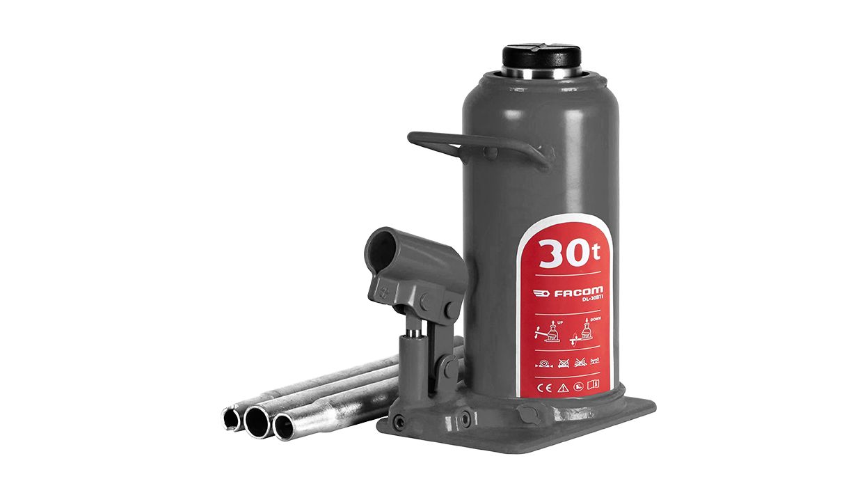 Crics bouteille - facom - poignée centrale pour une meilleure stabilité_1