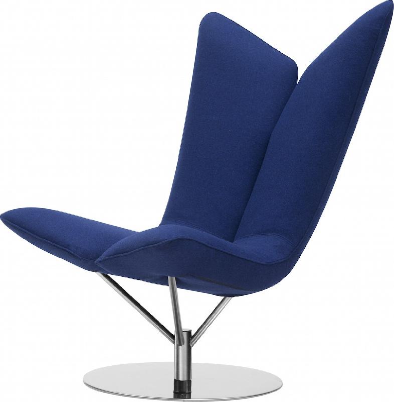 Fauteuil Lounge Angel- Softline - Bleu marine_1
