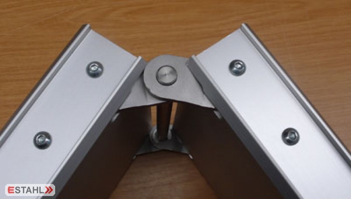 Paire de rampes pliantes E-stahl 30020-110F, 30020-160F, 30020-210F, 30020-260F, 30020-310F - aluminium anodisé, surface antidérapante, jusqu'à 350 kg_1