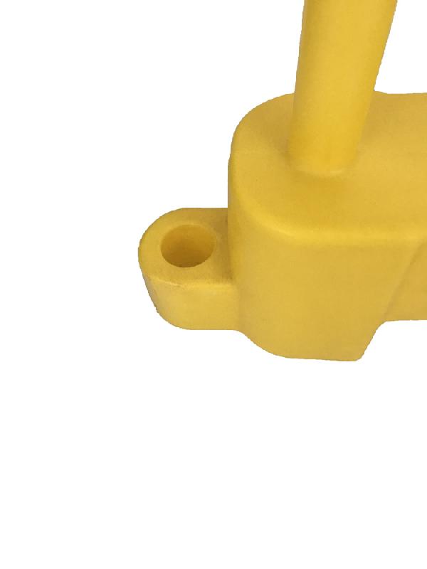 Barrière de sécurité amovible et recyclable - PLAST'UP ROTOMOULAGE - Divers coloris - Pour zones de passage_1