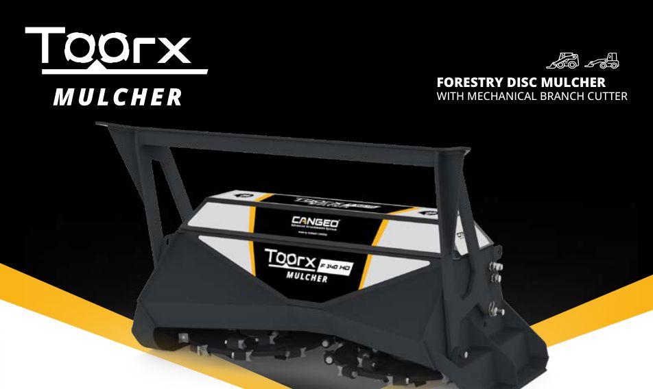 Broyeur à disques CANGEO TOORX F140 et F140 HD - herbe, broussailles et végétation ligneuse_1