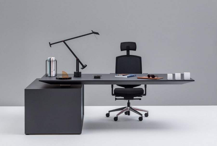 Bureau de direction Gravity - Design minimaliste et réglage en hauteur électrique_1