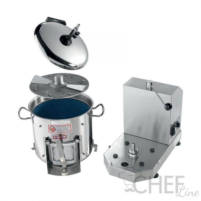 Ppr 6 mn - Éplucheuse professionnelle à pommes de terre Chefook - 6 kg / 10 L - Acier inoxydable AISI 304 - 320 tours/min_1