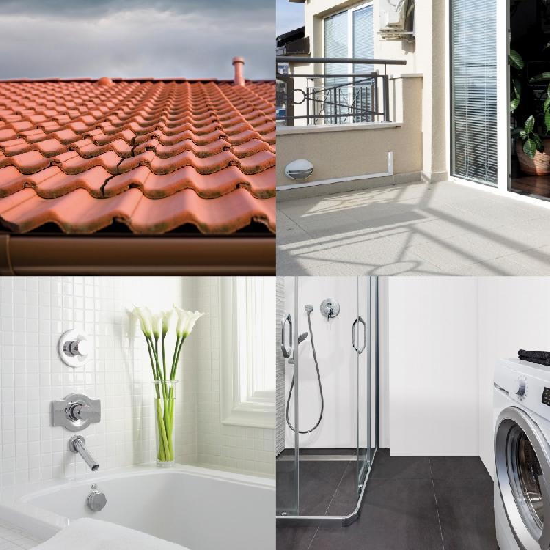 Produit étanche incolore multi-supports avec protection UV