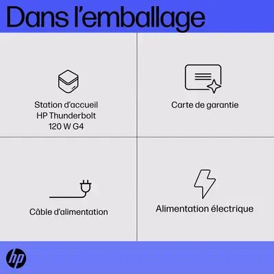 Station daccueil HP Thunderbolt 120 W G4_1