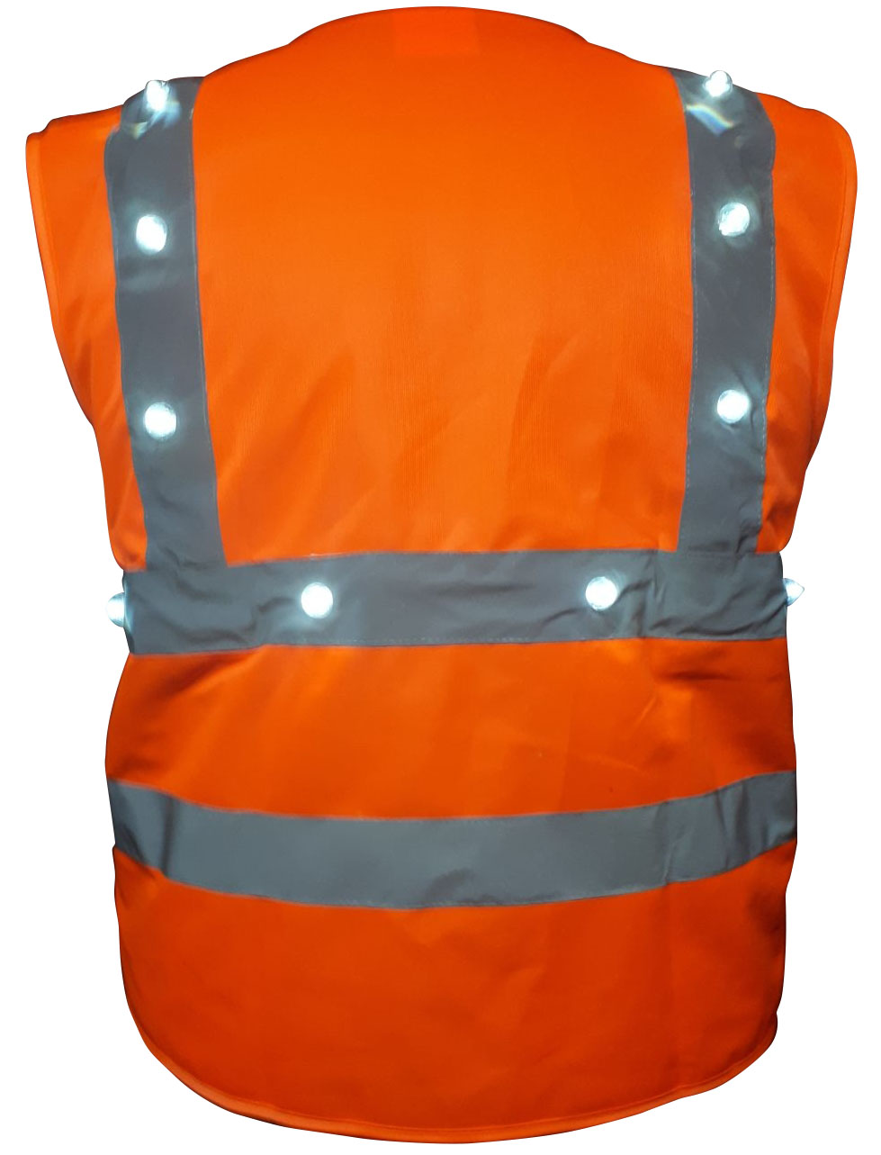 LEDWARNING Gilet Pro de Sécurité Fluo à 24 LEDs Deluxe_1