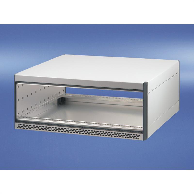 SCHROFF RatiopacPRO AIR Coffret de bureau, blindage rétractable, garniture avant, 3/4 U, 84 CV, 435 mm_1