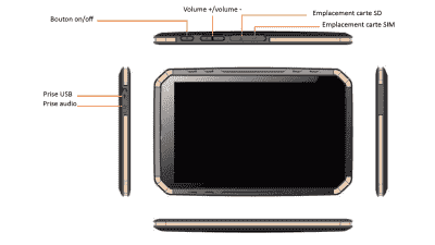 Tablette durcie 8