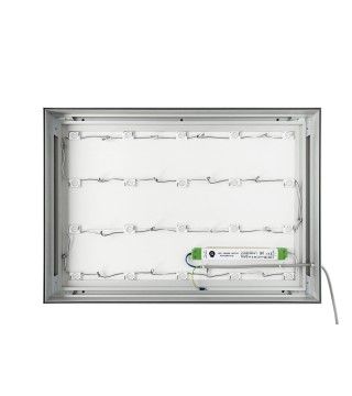 Cadre lumineux en aluminium - 5 cm d'épaisseur avec LED intégrées et visuel interchangeable_1