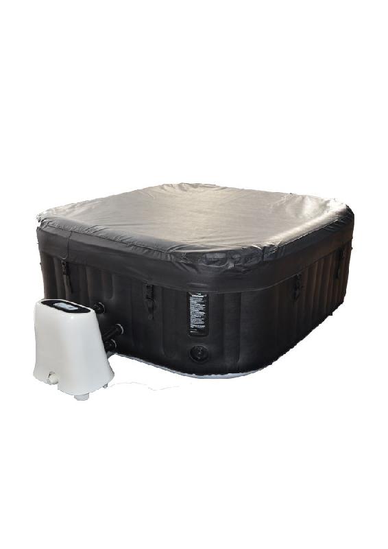 Spa gonflable carré Mambo - 4 places, 154 x 154 x H. 65 cm - Structure alvéolée et système Smart Drainage_1