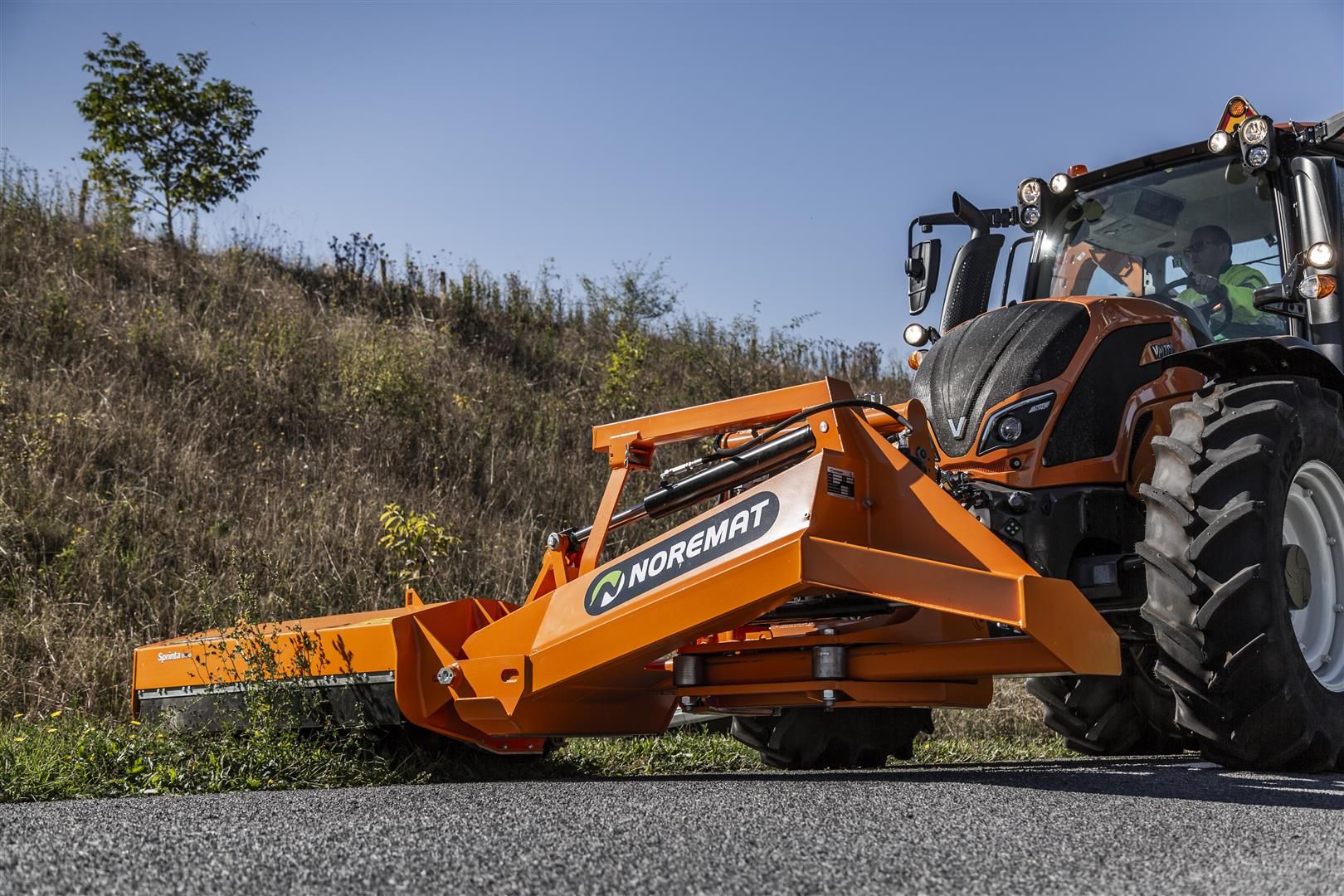Machine forestière Noremat Sprinta Visio avec largeur de coupe ajustable