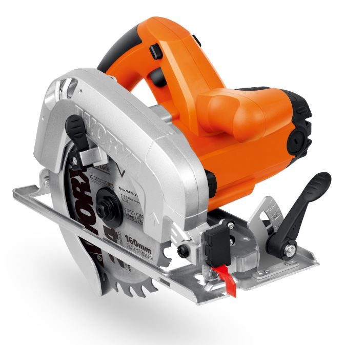 Scie circulaire Worx WX425 - 1 200 W - Beveltrac - Disque carbure 160 mm - Poids 3,5 kg_1