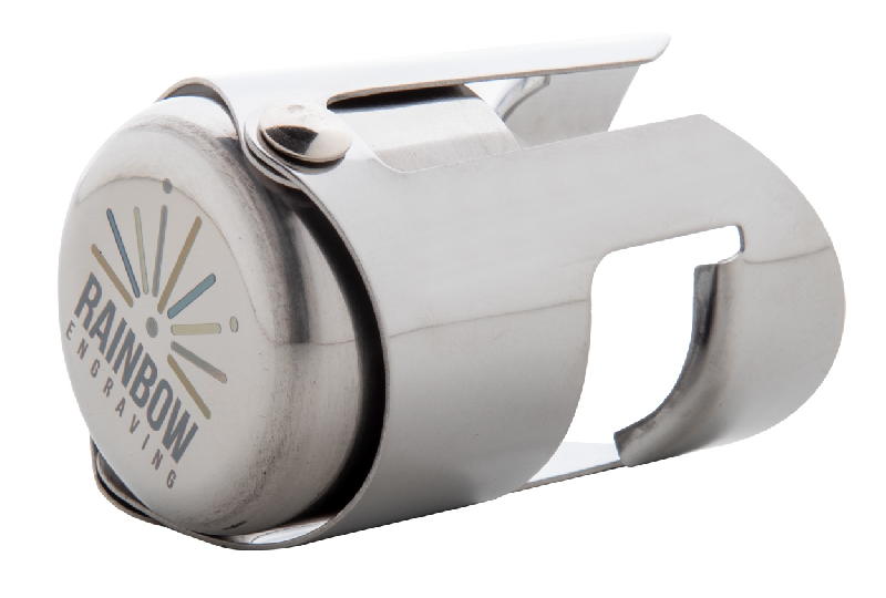 Bouchon à champagne en métal - couleur argenté - poids 55g_1