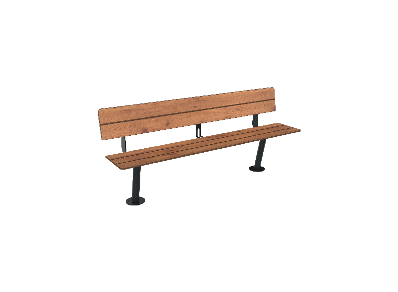 Banc - Nairobi HPL Effet Lames_1