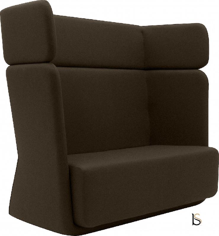 Canapé Softline Basket- 2 places - Feld marron 849, Haut_1