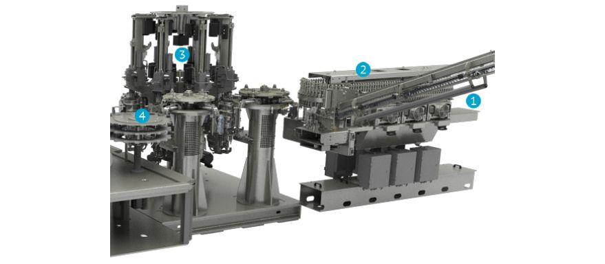 Ebs 4 hc ergon - étireuse souffleuse de bouteilles pet - smi group - cadence max (bph) 4800_1