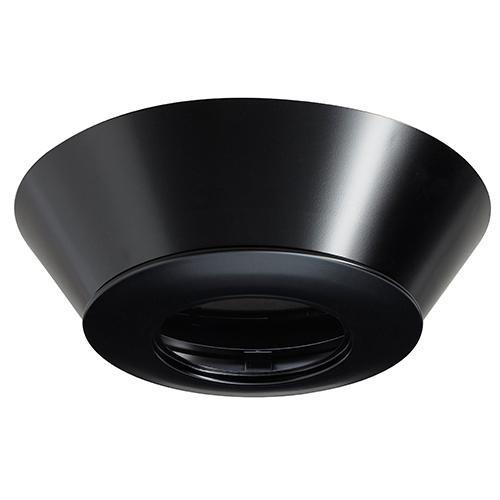 Finition plafond DECO+ poujoulat 12cm  / THERMINOX TZ - Ø 100 Noir_1