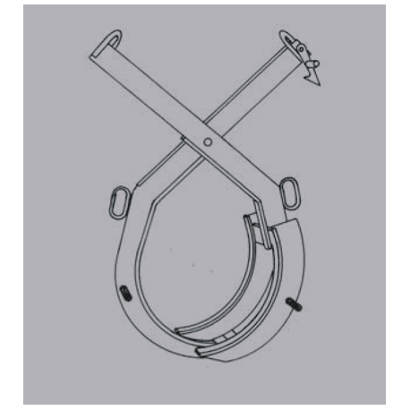Pince de levage pour blocs irréguliers - CMU 1.5T et 2T - Référence 1558.1_1