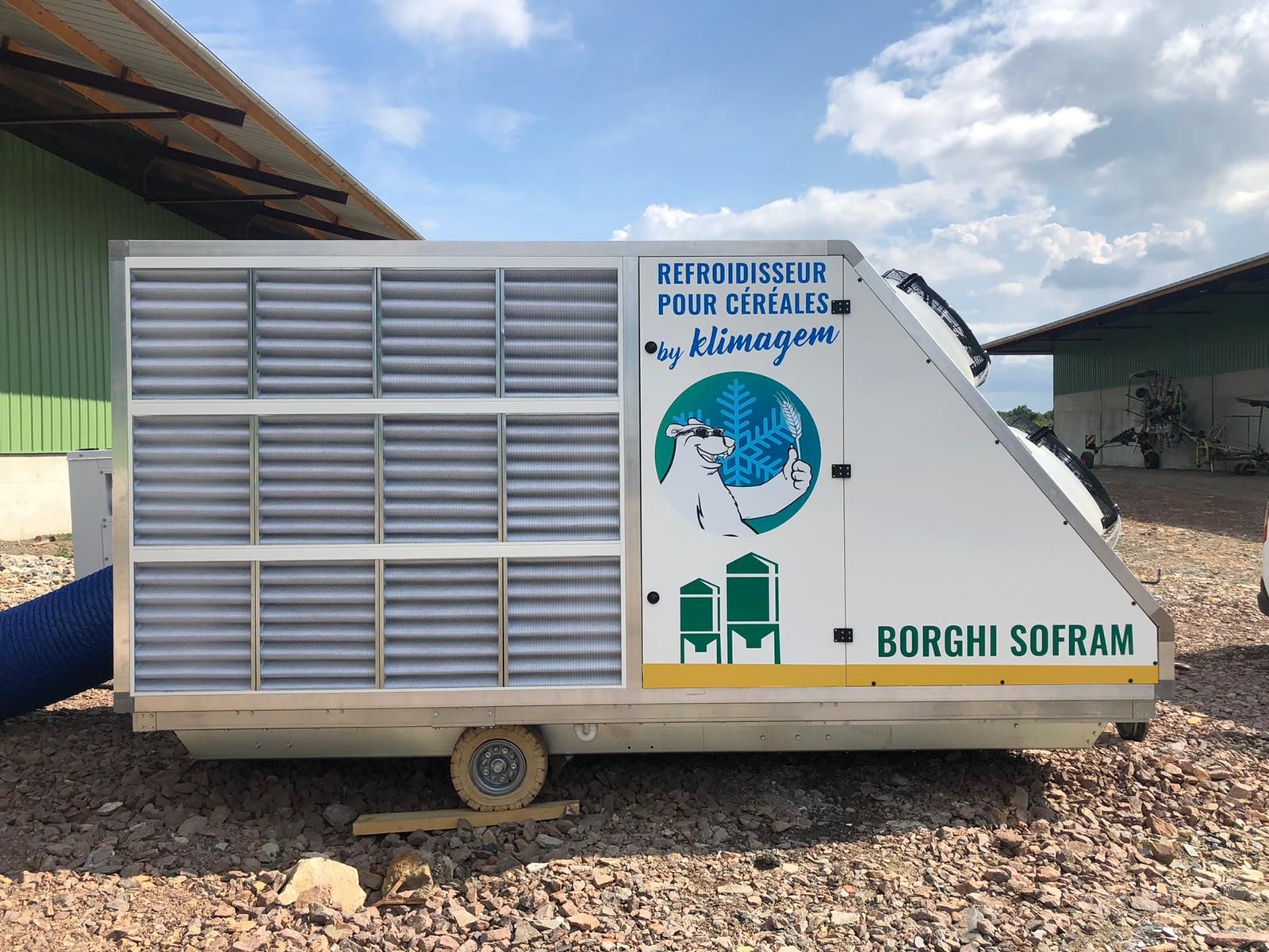 Refroidisseur de céréales KLIMAGRAIN - Conservation naturelle et économique - Prévention insectes et moisissures_1