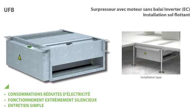 Ufb - climatiseur professionnel Aermec - débit d'air refroidissement 140 ÷ 740 m³/h avec résistance électrique_1
