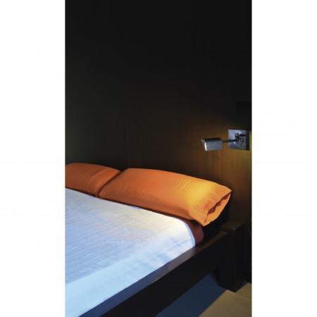 Applique liseuse flexible LED Julia - coloris chromé avec interrupteur - extensible jusqu'à 437 mm_1