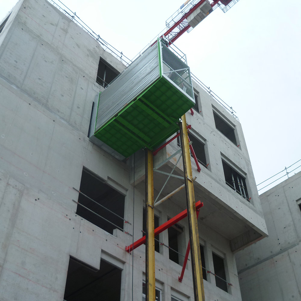 Ascenseurs de chantier série LL 2500 ouverture latérale - 2,5 tonnes/30 personnes - 40 m/min_1