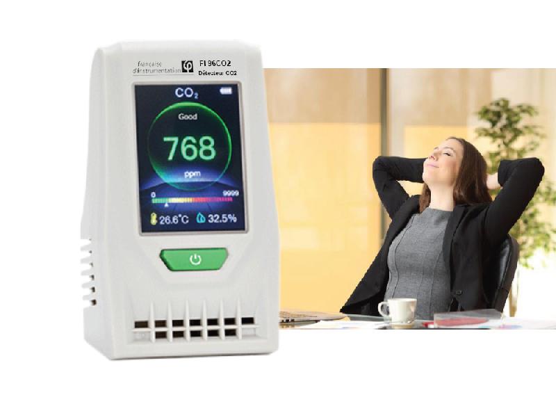 FI96CO2 | Moniteur de qualité de l'air intérieur / Affichage CO2, température et hygrométrie_1