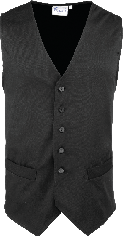 Gilet de serveur - Réf: PR620 - 65% polyester 35% coton sergé - Marque Premier_1