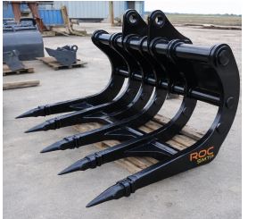 Godet fléco destiné aux travaux intensifs de dessouchage, et extraction des pierres_1