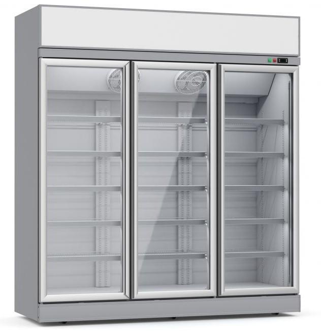 Vitrine réfrigérée murale 3 portes de 1m90 - r290 gaz écologique_1