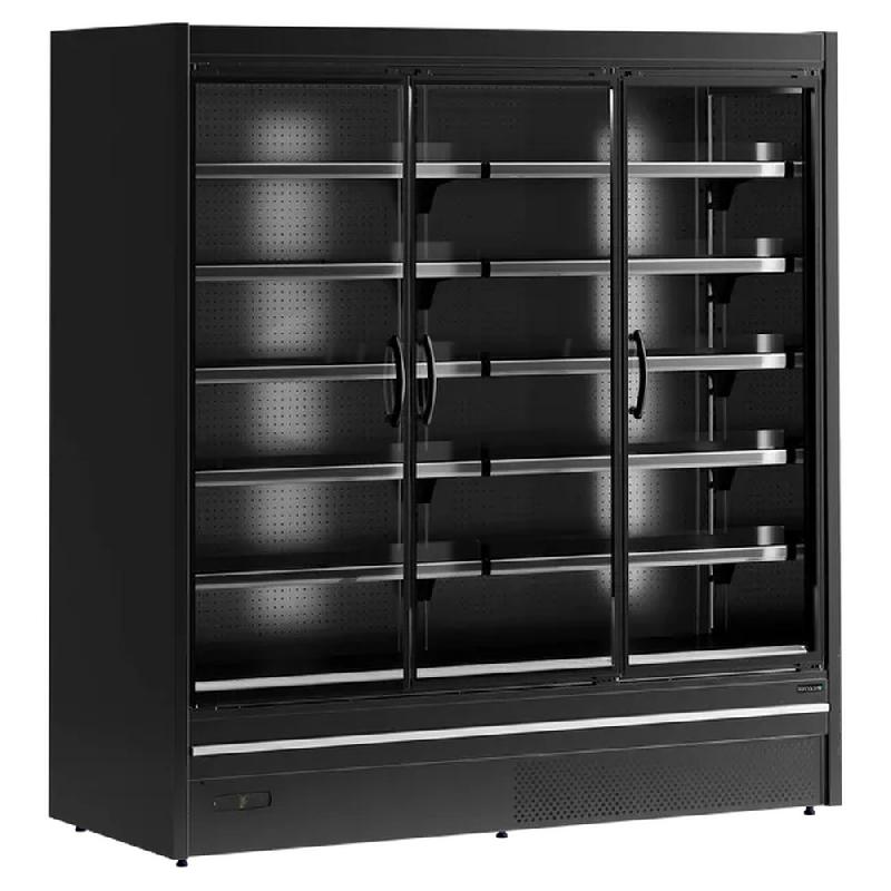 Vitrine réfrigérée 3 portes - 1110L - Noir | Tefcold - MDCA1875HB-2_1