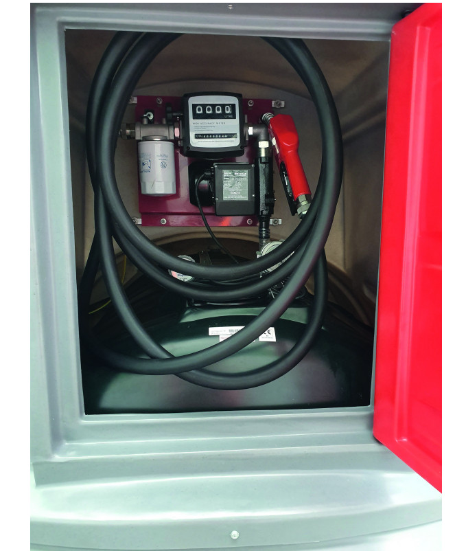 Cuve fioul GNR - fioul - gazole 2000 litres avec pompe incluse et volucompteur_1