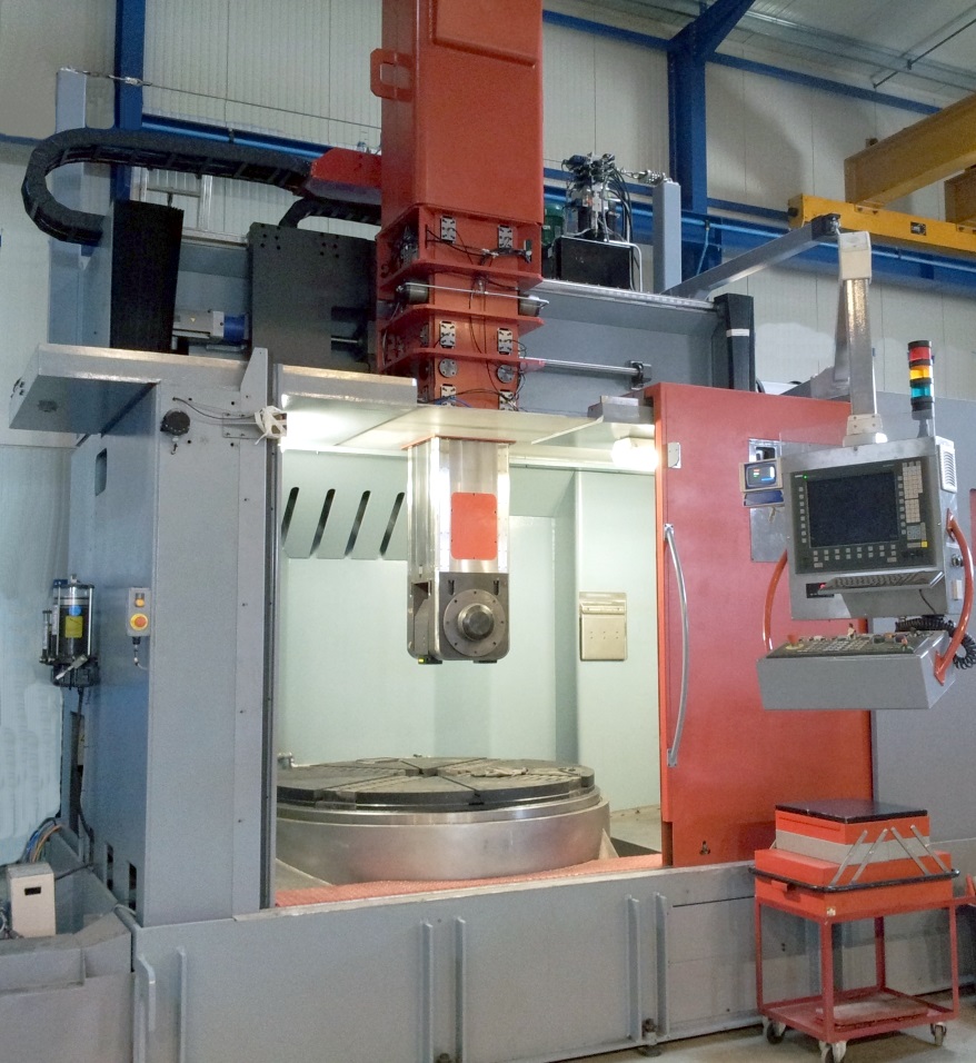 Tour vertical Girax TT - capacité de giration 1250 à 7000 - 2 chariots de tournage_2