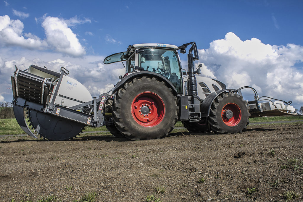 Trancheuse  conçue pour le creusement rapide de tranchées pour les lignes électriques, les câbles de fibre optique -  SGF 800L STEHR_1